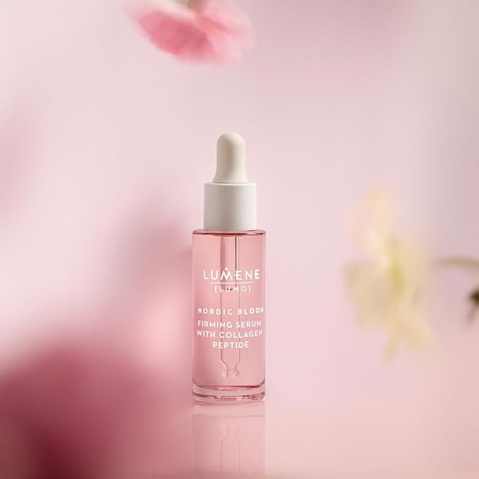 Lumene Vegan Collagen Firming Peptide Face Serum Hyaluronic Acid 1 fl oz