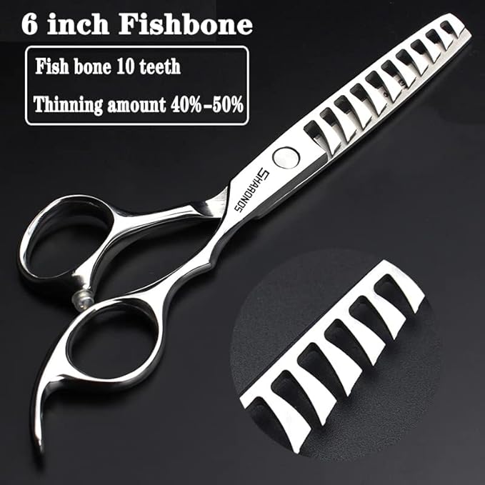 6/6.5-inch Professional Hair Clippers Hairdressers (6 inch-3pc)