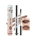 JUAAZIN Matte Liquid Lip Stain Peel Off Lip liner Tattoo, Light Taupe Matte Peel Off Lip Stain, Long Lasting Waterproof Lipstick Lip Gloss Stain, Transfer-proof for All Skin Types, 0.12 fl oz 04#