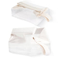 RAWILL Clear Toiletry Bag with Magnetic Closure,Toiletry Bags for Traveling Women,Small Makeup Pouch for Airplane, Vacation, Camping - 2Pcs