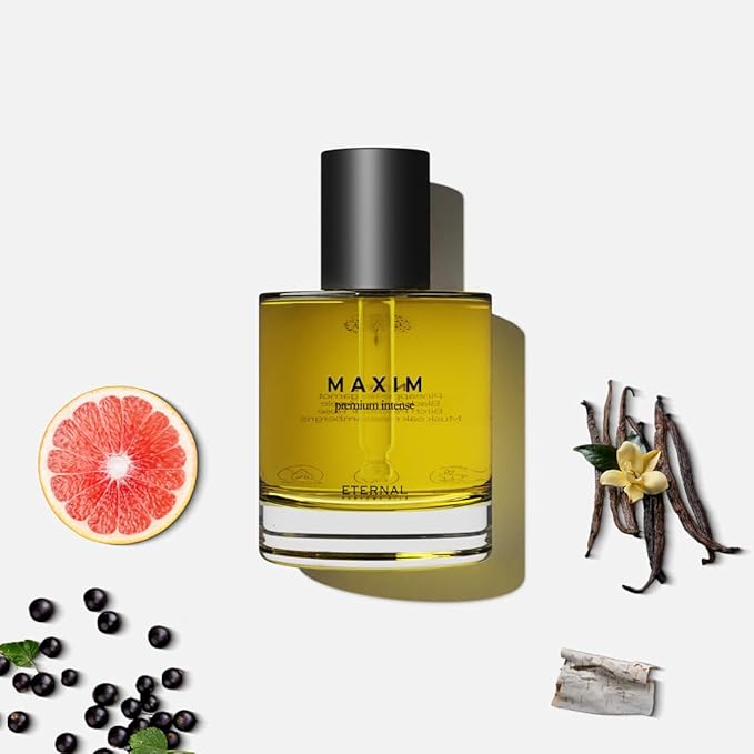 Eternal perfume oils Maxim Premium Intense perfumes for women Long Lasting womens perfume 1.69 FL Oz Designer Perfume for Men with 1 FL Oz (Pack of 2)