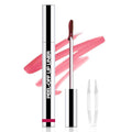 JUAAZIN Matte Lip Stain Peel Off Lip liner with Tweezer, Pinkish Red Peel Off Lip Stain, Long Lasting Waterproof Lipstick Lip Gloss Tattoo, Transfer-proof for All Skin Types, 06#
