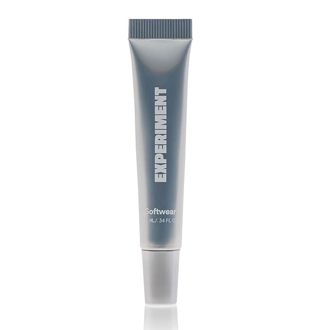 Experiment Softwear Smoothing Lip Treatment Balm - 24hr Hydration with Squalane, Glycerin, & Pomegranate Sterols - Intensive Moisture & Repair for Extra Dry, Flaky Lips - Vegan Lip Balm,.34 FL OZ
