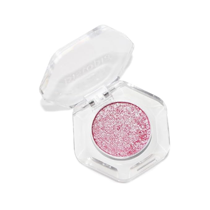 Bistopia Holographic Glitter Single Eyeshadow, Pearlescent Shimmer Metallic Cream Powder Eye Makeup, Blendable Long Lasting Waterproof, Multi-Use Face Highlighter, 2g (Signet)