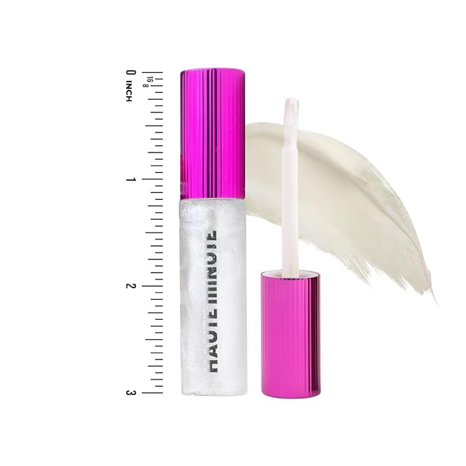 Haute Minute Makeup Mini Clutch Couture Lip Shine Gloss, Non-Sticky Lip Gloss, Vegan & Cruelty-free, High Shine Finish & Moisturizing - Starlight