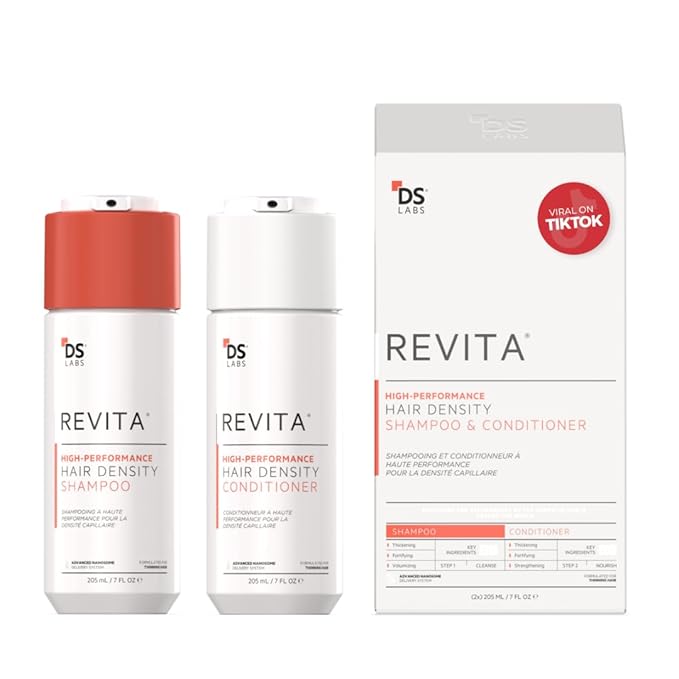 DS Labs Revita Hair Density Shampoo & Conditioner for Thinning Hair, 205 mL