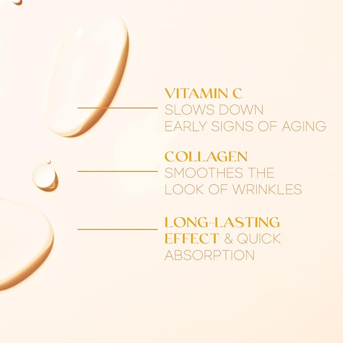 Skin 2.0 Vitamin C & Collagen Face Moisturizer – Anti Aging Day & Night Cream for Smooth & Radiant Skin, Firms & Restores Dull Complexion – Dermatologist Tested, Korean Skin Care Set, Vegan – Duo Pack