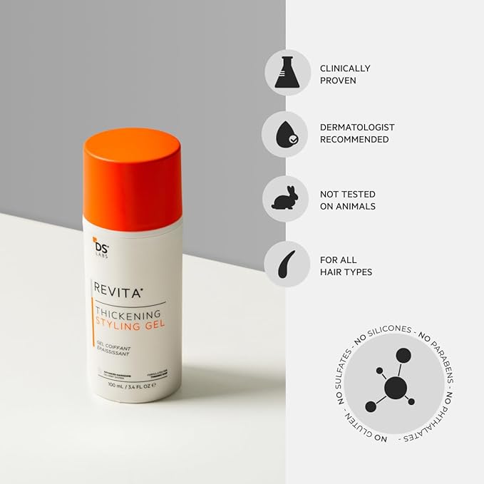 DS Labs Revita Hair Density Volumizing Styling Gel, 3.4 fl oz