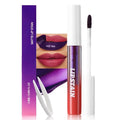 evpct Mauve Red Peel Off Lip Stain Tints with Tweezer, Matte Liquid Lipstick Lip Stain Long Lasting Waterproof for Women, Non-stick Cup Lipstick Peel Off High Pigmented Smudge-proof Easy to Apply, 02#