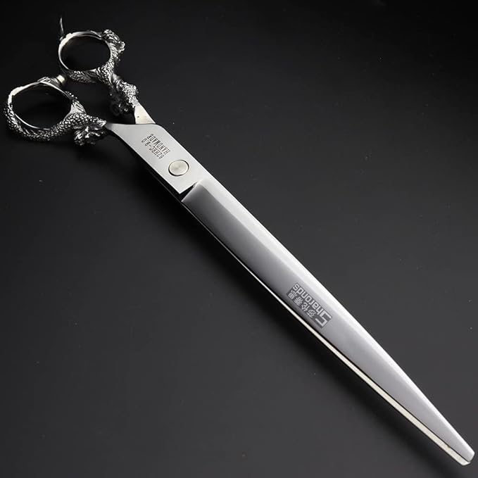 AXEMOORE Hair Scissors 6/7/8/9-inch 440C High Hardness For Hairdressers Haircuts Cuttinging Scissors Professional Haircut (9-in cutting scissors)