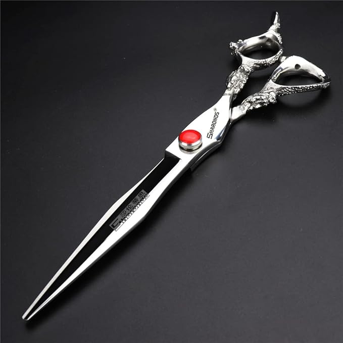 Hair Scissors 6/7/8/9-inch 440C High Hardness For Hairdressers Haircuts Cuttinging Scissors Professional Haircut(8-in cutting scissors)