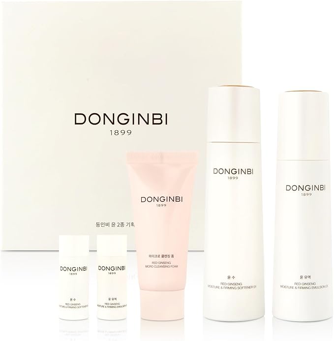 Donginbi Red Ginseng Moisturizing & Firming Skin Care Set | Skin Care Gift