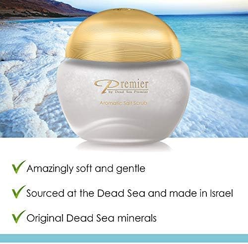 Premier Body Salt Scrub for Dry Skin - Aromatic 10.5 Oz