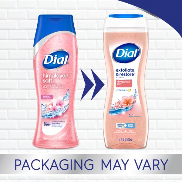 Dial Body Wash, Pamper & Indulge, Silk & Seaberry, 16 fl oz, Pack of 9