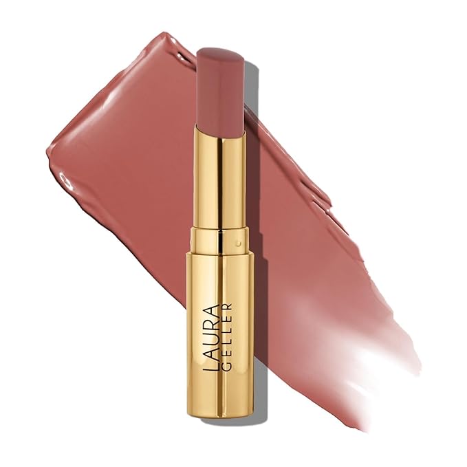 LAURA GELLER NEW YORK Jelly Balm Tinted Lip Balm – A Latte Love – Hydrating Lip Color with Shine Finish – Squalane & Vitamin E – Buildable Sheer to Medium Coverage – Vegan & Cruelty-Free