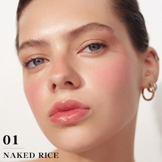 HHLTOH Matte Blush Powder for Cheeks, Cruelty Free Makeup – Long Lasting Natural Face Blusher Makeup, Lightweight Blendable Cheek Color Palette for Women All Skin Tones - #01 Soft Pink