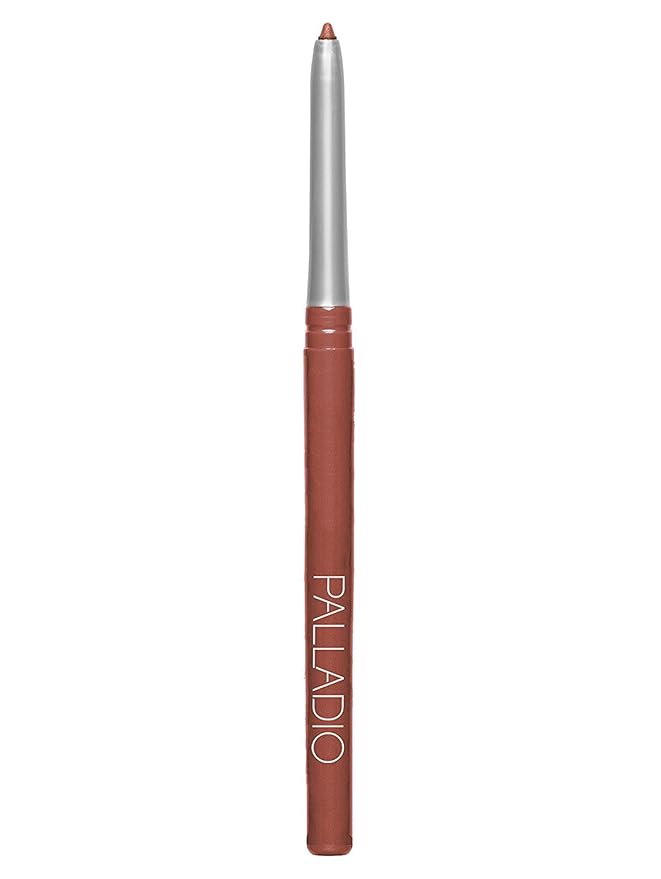 Palladio Retractable Waterproof Lip Liner High Pigmented and Creamy Color Slim Twist Up Smudge Proof Formula with Long Lasting All Day Wear No Sharpener Required, Sand