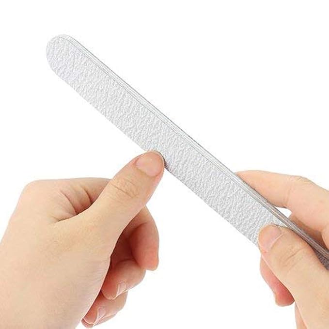 50pcs Wooden Nail Files 180/240 Grit for Natural Nail