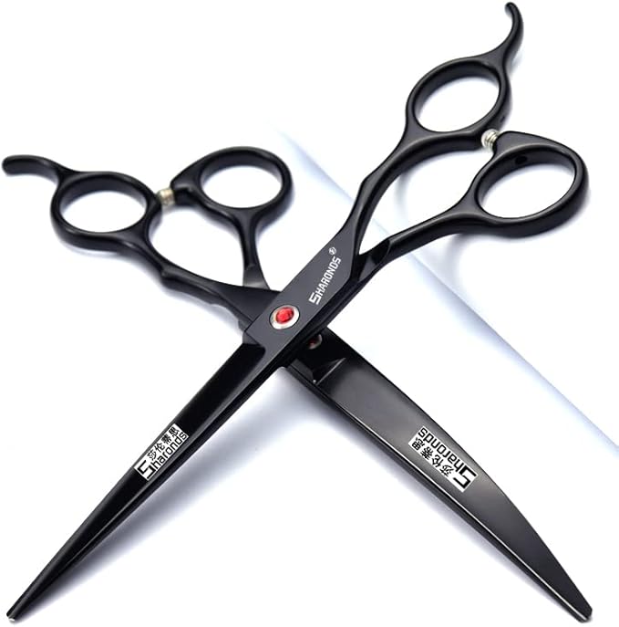 SHARONDS 7 Inch Stainless Steel Professional Barber Scissors (7 inch-4pc)