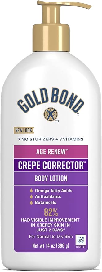 Gold Bond Age Renew Crepe Corrector Body Lotion, Replenishing & Smoothing Formula, Gold Bond Crepe Corrector Body Lotion, 14 oz