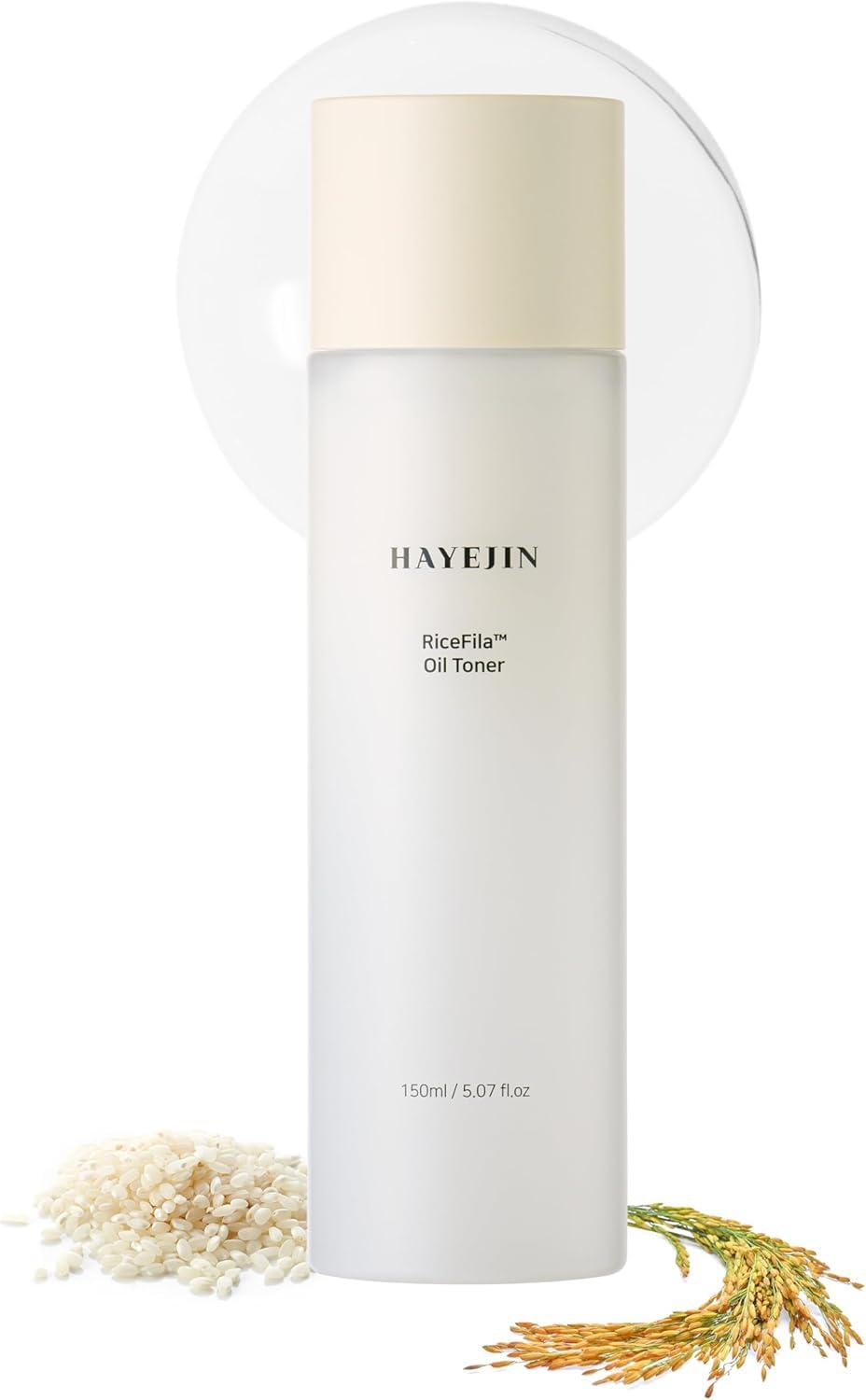 HAYEJIN RiceFila Oil Toner - Rice Bran Milky Face Toner Cream 5.07 fl oz