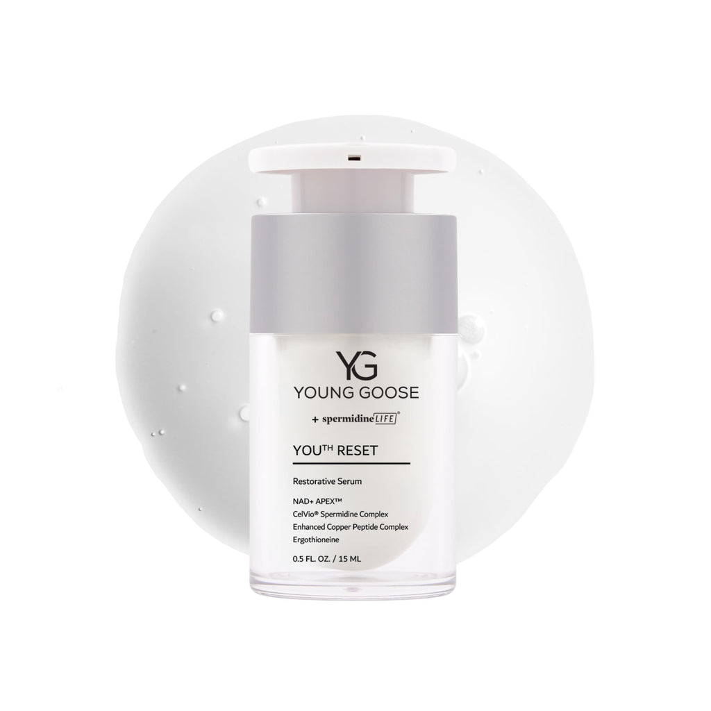 Young Goose Youth Reset Face Serum, Peptides & Resveratrol, 15 mL