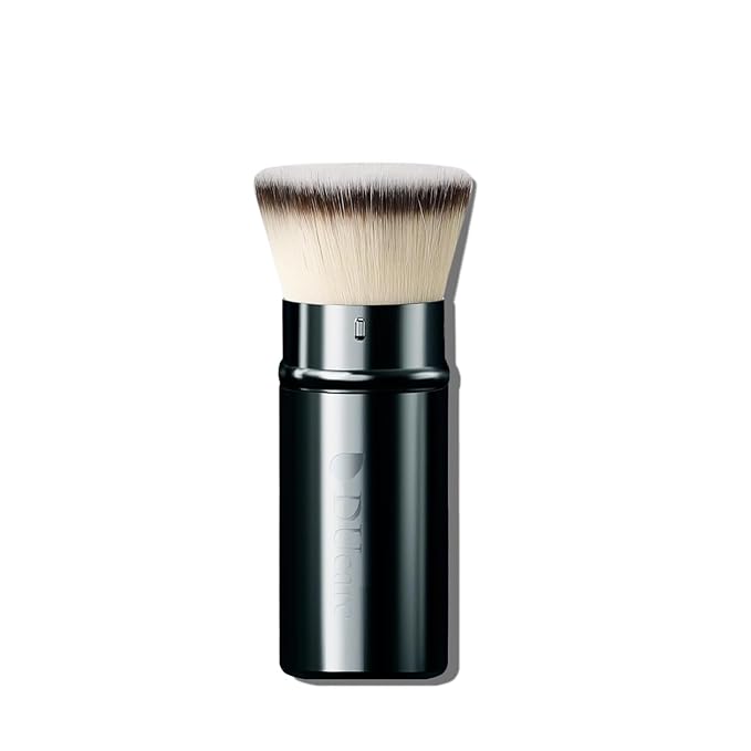 DUcare Self Tanner Brush Body Makeup Brush for Flawless Leg Makeup, Retractable Kabuki Foundation Brush for Face Body, Full Coverage Tanning Blend Applicator for Bronzer & Lotion Tan Mousse