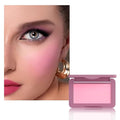 HHLTOH Rose Pink Matte for Face Cheeks Blush, Natural Cream Blushes Makeup Palette, Dark Monochrome Blush Creamy Powder Palette Makeup for Older Women, Blushes Eyeshadow Foundation for Every Day 05