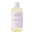 Deep Steep Lavender Vanilla Body Wash, Hydrating Shower Gel with Hyaluronic Acid & Shea Butter for Sensitive Skin, Bodywash for Women & Men, 17 Fl Oz, 1-Pack