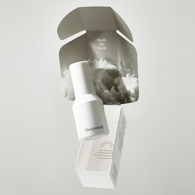 Deeponde Signature Origin 100 Ampoule 1.69 Fl oz Tremella Fuciformis(Snow Mushroom) Extract 100%,Elasticity,Lifting,Moisturizing