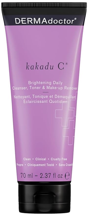 DERMAdoctor Kakadu C, Daily Vitamin C Brightening Kit, Anti-aging skincare for dry, dull skin