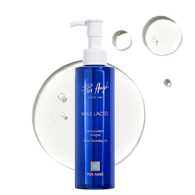 Pier Augé Cleansing Oil for Face, Makeup Remover Oil & Facial Oil Cleanser, Dissolves Waterproof Makeup, Sunscreen & Impurities, Deep Oil Cleanser for All Skin Types, 6.7 Fl Oz