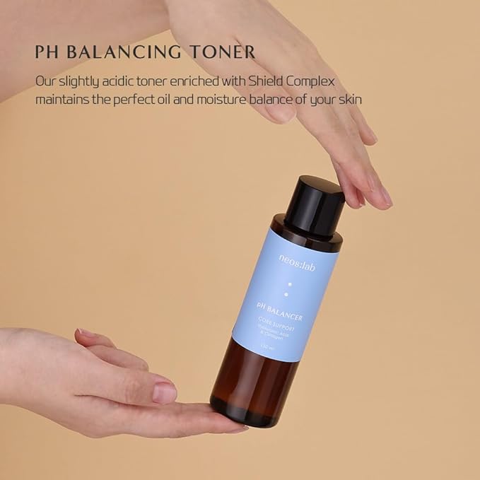 neos:lab pH Balancer 5.07 fl.oz. (150ml) - pH Balancing Toner, Hyaluronic Acid, Panthenol, Phyto Collagen, Facial Toner for Moisturizing, Hydrated, Healthy Skin…