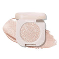 CAKAILA Monochrome Glittler Shimmer Eyeshadow Palette,Light Brown White Shimmer Powder Eyeshadow,24 Hour Waterproof Blendable Pressed Glitter Single Eye Shadow Apply Makeup Easily, Vegan