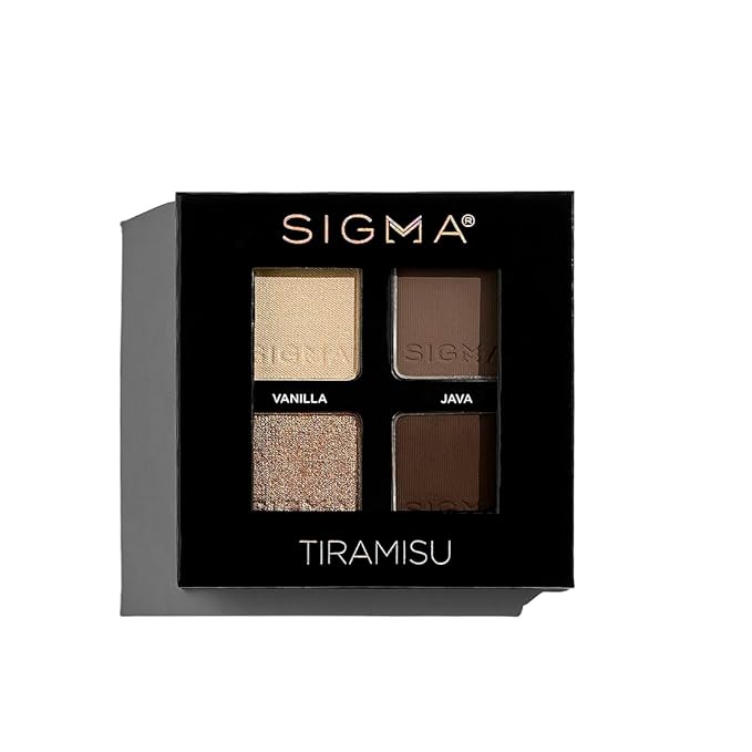 SIGMA BEAUTY Quad Eyeshadow Palette - Tiramisu Eyeshadow Quad, 4 Shades
