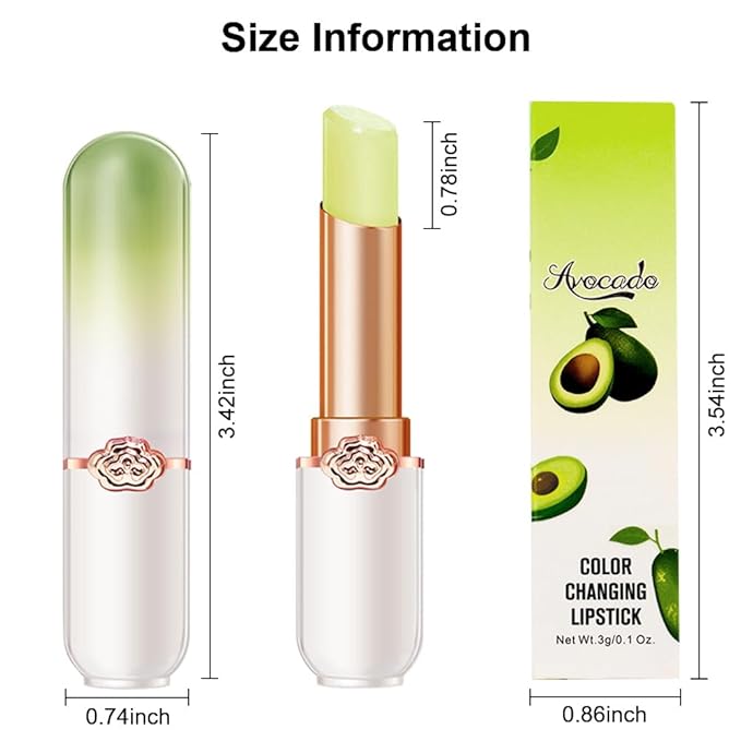 PH Color Changing Lipstick, Magic Lipstick, Moisturizing Pink Lip stick
