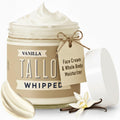 Lady May Tallow Whipped Tallow 9oz - All Natural Face Cream + Whole Body Moisturizer for Dry Skin - Made With Scented Oil Blend - No Preservatives, Parabens or Seed Oils - USA Made (Vanilla)