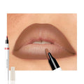 FeiCuiYun Matte Calligraphy Liquid Lip Liner Lipstick Pencil, Chocolate Long-Lasting Transfer-Proof Lip Stain, Lightweight Lipstick, Sheer Buildable Color, Fades to a Natural Wash of Colors