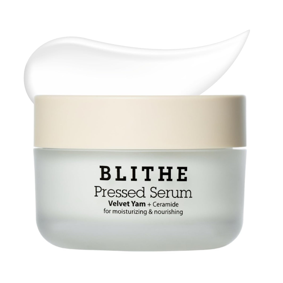 BLITHE Pressed Serum Gold Apricot | Glow Serum for Face | Glass Skin Korean Skincare & Face Moisturizer for Dry Skin, 1.68 fl oz