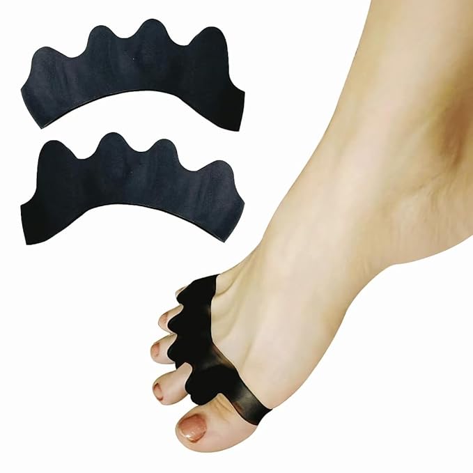 SUNFATT Gel Toe Separators for Women and Men,Bunion Corrector Toe Spacers