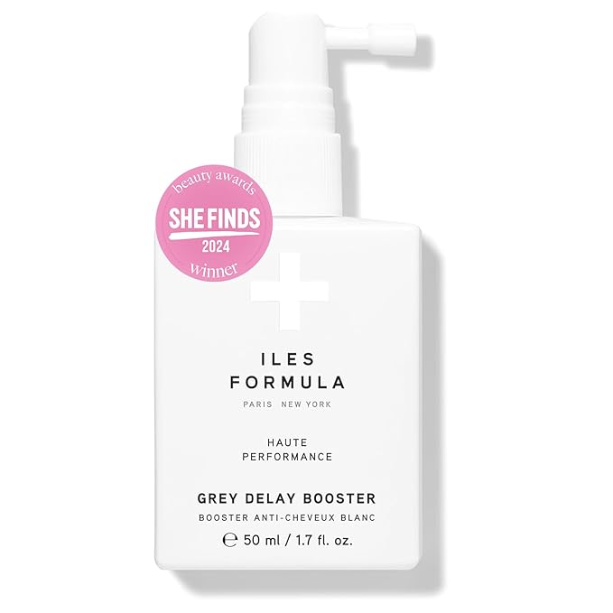 Iles Formula Grey Delay Booster, Prevents Premature Greying, 1-Month Supply