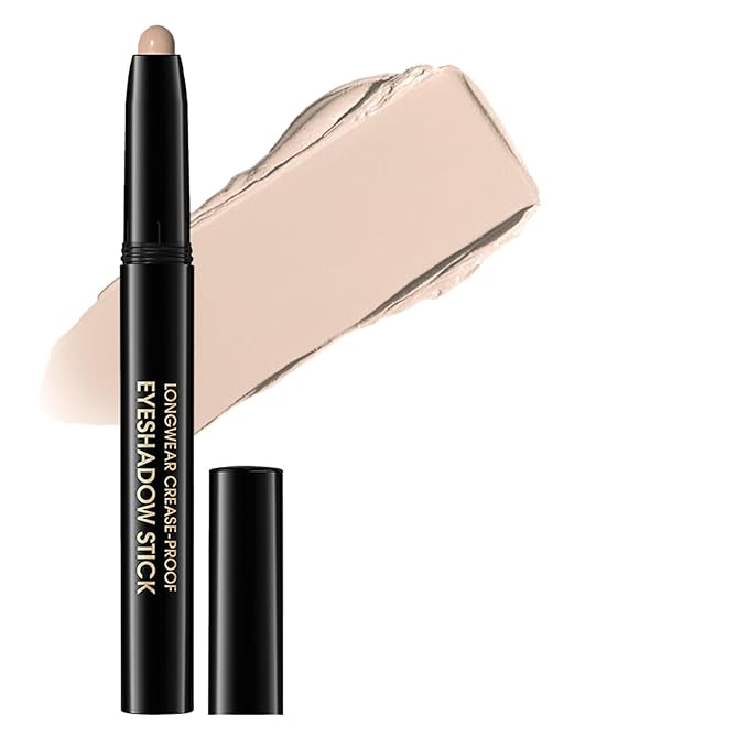 Euphily Matte Cream Eyeshadow Stick, Waterproof Eye Shadow Stick, Long-Lasting and Blendable High Pigmented Single Eyeliner Makeup for Women, 3 Desert