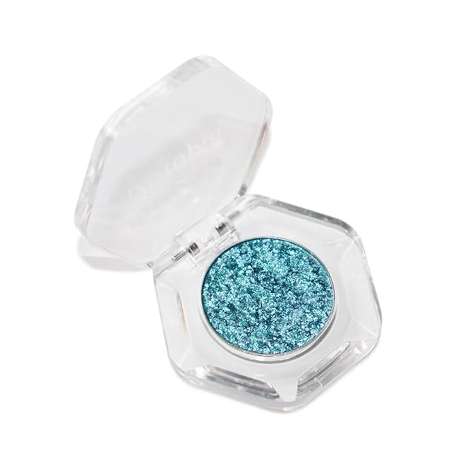 Bistopia Holographic Glitter Single Eyeshadow, Pearlescent Shimmer Metallic Cream Powder Eye Makeup, Blendable Long Lasting Waterproof, Multi-Use Face Highlighter, 2g (Stellar)