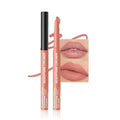 K10 Hxssll 12 Colors Matte Lip Liner Pencil – Long Lasting Waterproof Lip Liner, Smudge Proof Transfer Proof Lip Pencil, High Pigment Lip Makeup for Defining & Filling Lips (10#, 1PCS)
