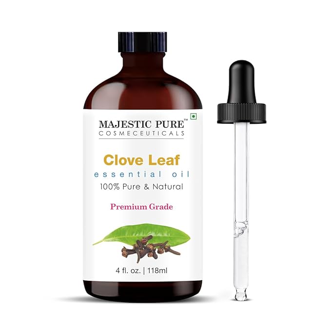 Majestic Pure Clove Essential Oil for Diffuser- 100% Pure & Natural -4 FlOz