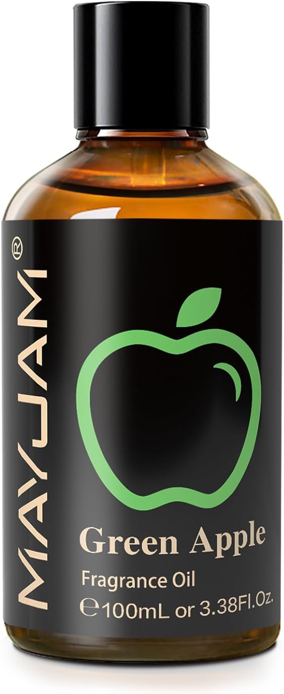 MAYJAM Green Apple Fragrance Oil for Diffusers, 100ML/3.38FL.OZ