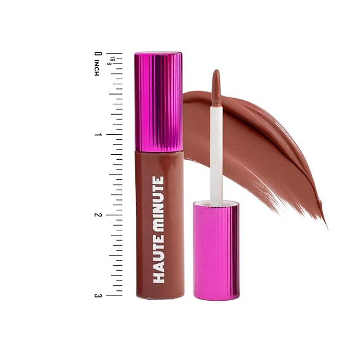 Haute Minute Makeup Mini Clutch Couture Lip Shine Gloss, Non-Sticky Lip Gloss, Vegan & Cruelty-free, High Shine Finish & Moisturizing - Talk Is Cheap