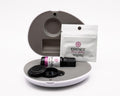 Essence Pearl Travel Case | Nausea Relief Essential Oil | Aromatherapy Nasal Diffuser & Essential Oil Carrying Case | Peppermint & Ginger Blend | Travel-Friendly Kit | Black Pod