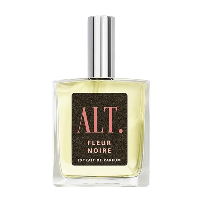 ALT. FRAGRANCES Fleur Noire - Inspired by Blk Opiu.m Perfume for Women, Extrait de Parfum, Long Lasting Fragrance with Coffee, Jasmine & Vanilla Notes, 100ml