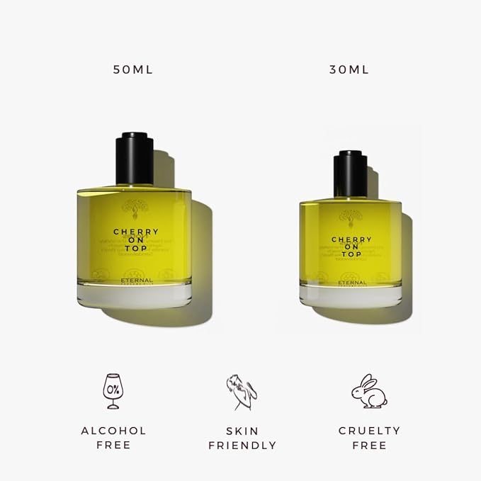Eternal perfume oils Cherry On Top Perfumes for women Alcohol Free womens perfume Long Lasting perfume for men Unisex EAU DE PARFUM 1.69 FL Oz with 1 FL Oz (Pack of 2)